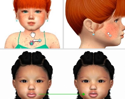 ALL BODY UNLOCKED SLIDERS FOR TODDLERS + EXTRAS at REDHEADSIMS