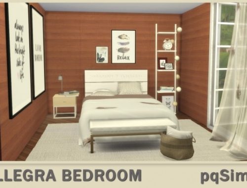 Allegra Bedroom at pqSims4