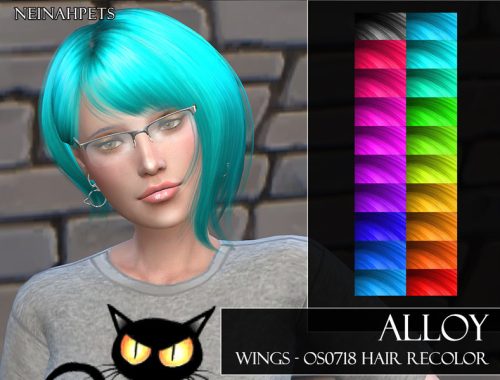Alloy - WINGS-OS0718 Hair Recolor - Mesh needed