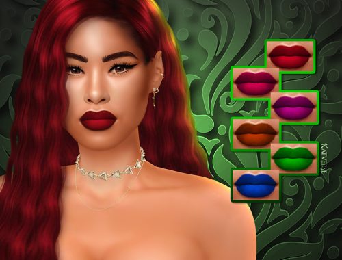 Lipstick 5 The Sims 4 Catalog