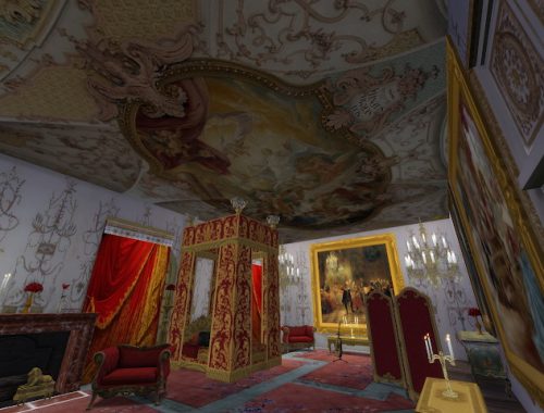 Amazing Golden Ornamented Ceilings at Anna Quinn Stories