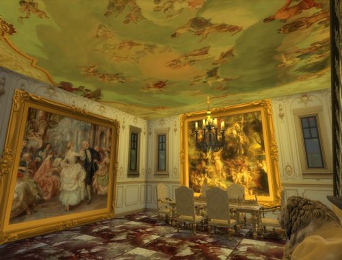 Amazing Golden Ornamented Ceilings Set II & III at Anna Quinn Stories