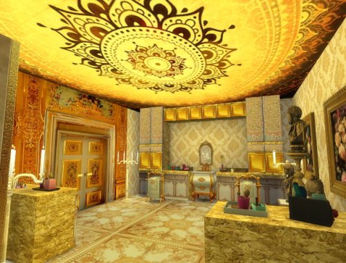 Amazing Golden Ornamented Ceilings Set V at Anna Quinn Stories