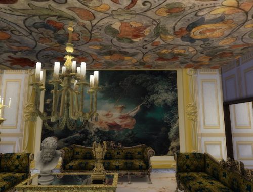 Amazing Golden Ornamented Ceilings Set V at Anna Quinn Stories