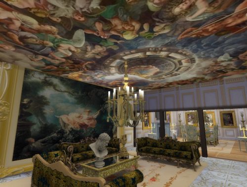 Amazing Golden Ornamented Ceilings Set V at Anna Quinn Stories