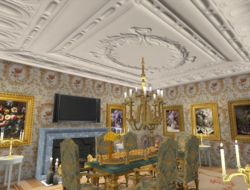 Amazing Golden Ornamented Ceilings Set VI at Anna Quinn Stories