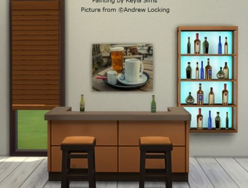 Andrew Locking paintings at Keyla Sims