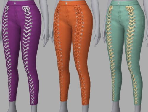 ANGELINA TOP & PANTS at Candy Sims 4