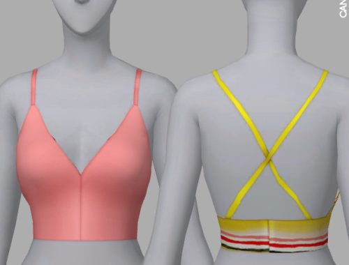 ANGELINA TOP & PANTS at Candy Sims 4