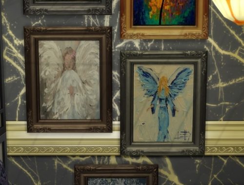 Angels wall art at Anna Quinn Stories