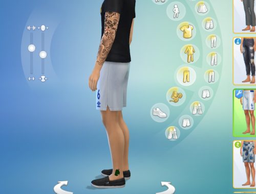 Animal Crossing Leaf  Ankle Tattoo