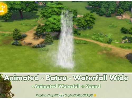 Animated Batuu Waterfall Wide by Bakie