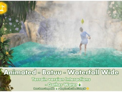 Animated Batuu Waterfall Wide by Bakie