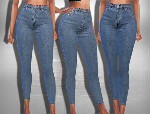 Ankle Style Skinny Fit Jeans