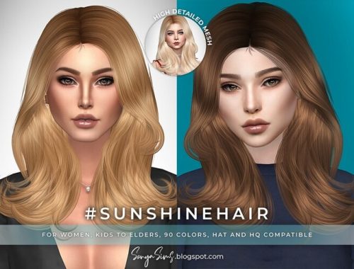 Anna & Cosmic Conflict & Sunshine Hairs at Sonya Sims