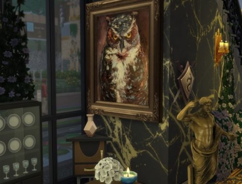 Another sample of Art – Owls at Anna Quinn Stories