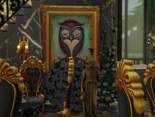 Another sample of Art – Owls at Anna Quinn Stories