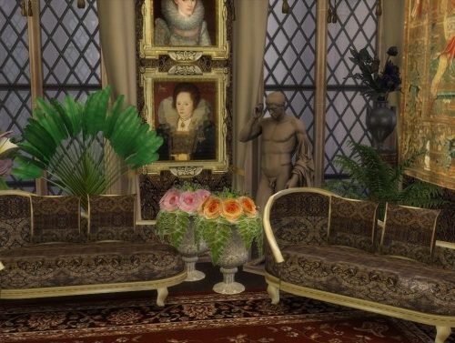 Antique Chaise at Regal Sims
