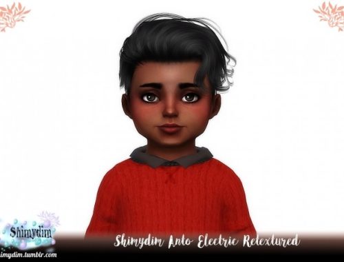 Anto Electric Hair Retexture + Toddler Naturals + Unnaturals at Shimydim Sims