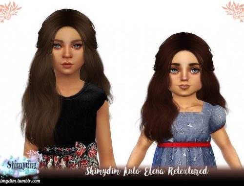 Anto Elena Hair Retexture Child & Toddler Naturals + Unnaturals at Shimydim Sims