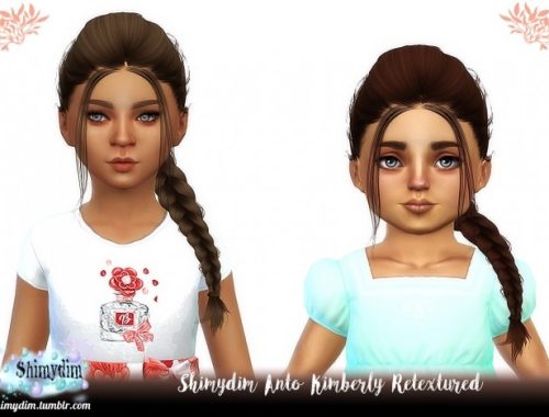 Anto Kimberly Hair Retexture + Child & Toddler Naturals + Unnaturals at Shimydim Sims