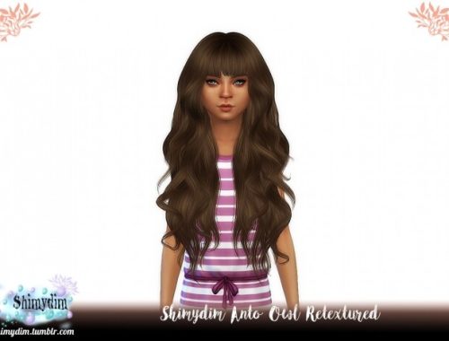 Anto Owl Hair Retexture Child Naturals Unnaturals at Shimydim Sims