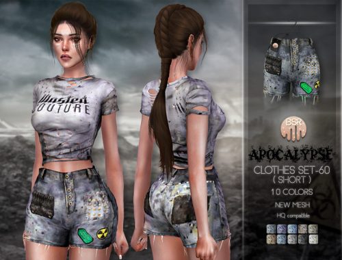 Apocalypse Clothes SET-60 (SHORT) BD233