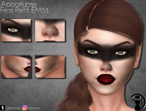 Apocalypse Face Paint EM01