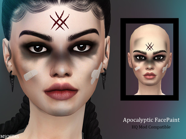 Apocalyptic Facepaint - The Sims 4 Catalog