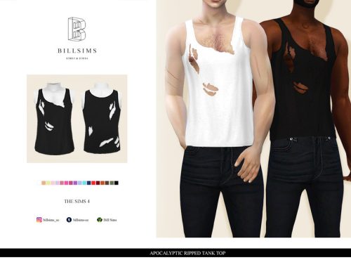 Apocalyptic Ripped Tank Top