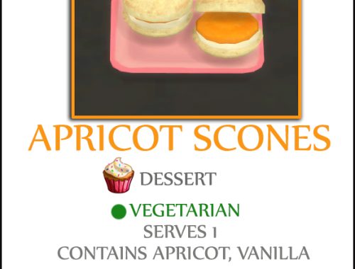 APRICOT SCONES at Icemunmun