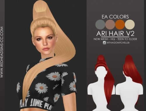 ARI HAIR by Thiago Mitchell at REDHEADSIMS