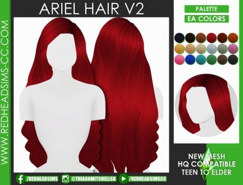 ARIEL MERMAID SET by Thiago Mitchell at REDHEADSIMS