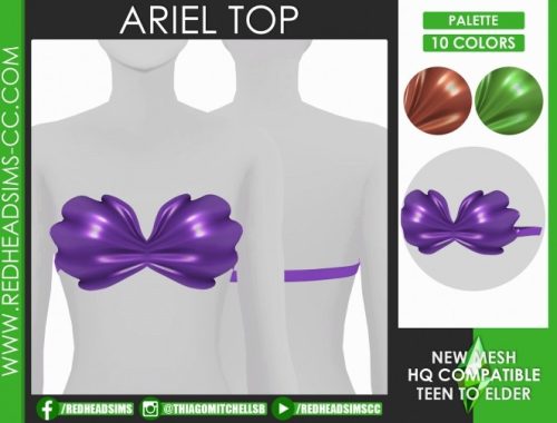 ARIEL MERMAID SET by Thiago Mitchell at REDHEADSIMS