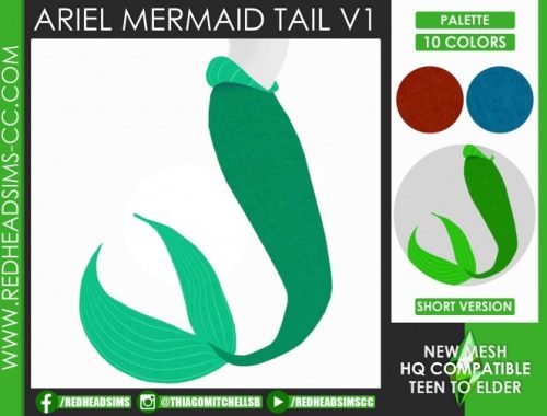 ARIEL MERMAID SET by Thiago Mitchell at REDHEADSIMS