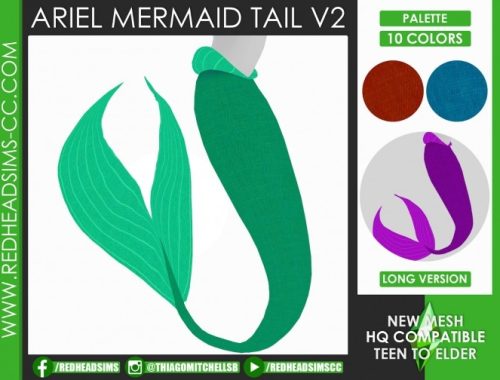 ARIEL MERMAID SET by Thiago Mitchell at REDHEADSIMS