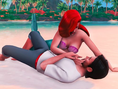 Ariel Saves Eric Pose Pack