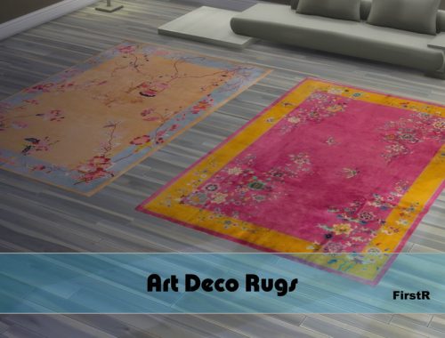 Art Deco Rugs - REQUIRES GET FAMOUS