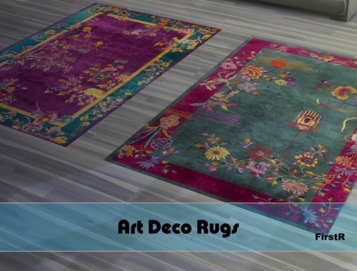 Art Deco Rugs - REQUIRES GET FAMOUS
