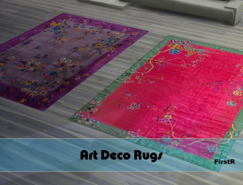 Art Deco Rugs - REQUIRES GET FAMOUS