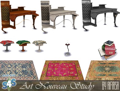 Art Nouveau Study at Aifirsa