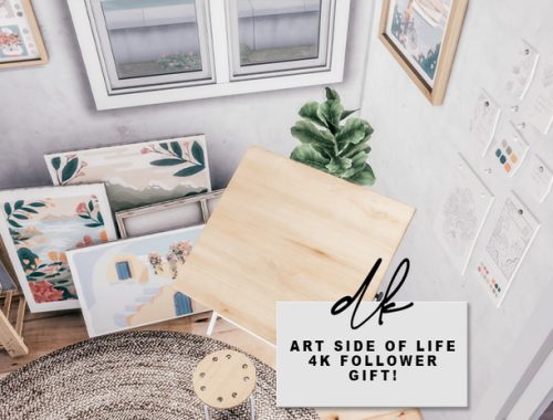ART SIDE OF LIFE SET at DK SIMS