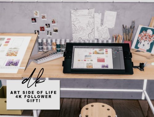 ART SIDE OF LIFE SET at DK SIMS