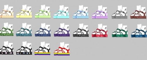 Artificial grass sandals & socks at MINZZA
