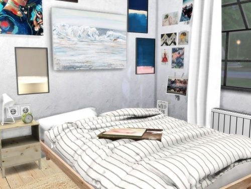 ARTIST BEDROOM at MODELSIMS4