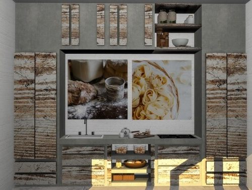 Arwen kitchen set at Simspiration Builds
