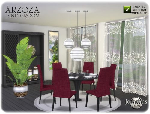 Arzoza diningroom