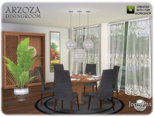Arzoza diningroom