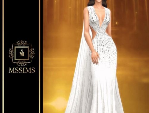 ASAVA MISS UNIVERSE THAILAND GOWN (P) at MSSIMS