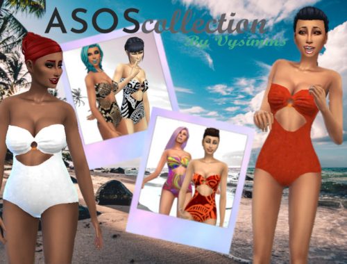 ASOS Collection Cut out Swimsuit
